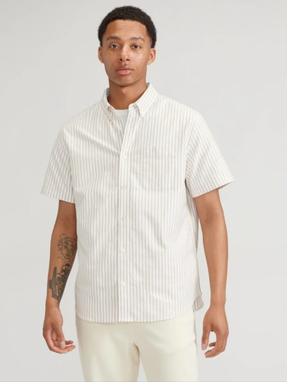 🆕EVERLANE The Organic  Short-Sleeve Oxford Shirt